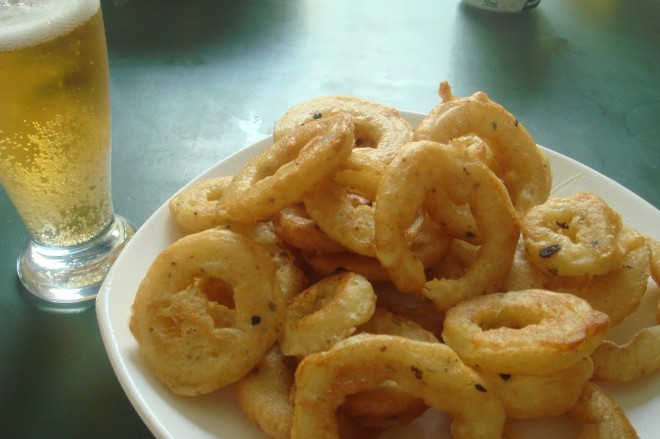 Onion rings - anéis de cebola