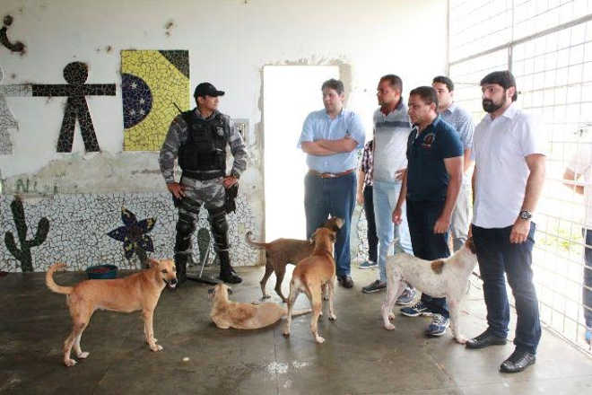 Prefeito de Patos (PB) visita abrigo de animais e garante melhorias