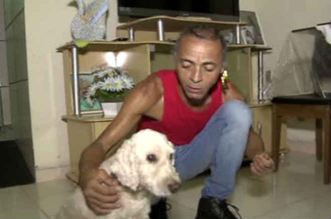 Sem dinheiro, tutor de cachorro pede ajuda para animal fazer cirurgia de hérnia em Salvador, BA