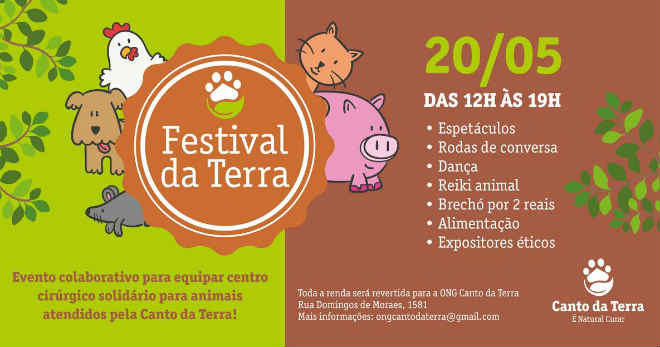 Festival da Terra une música, comida e atividades em prol dos animais em São Paulo