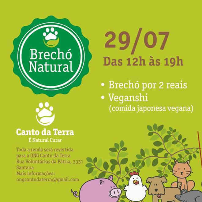 Brechó e alimentação vegana para ajudar os animais em São Paulo