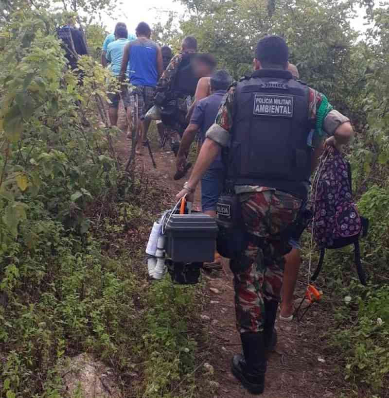 Dez pessoas são capturadas e 33 animais apreendidos em local usado para ‘rinha de galo’ no Ceará