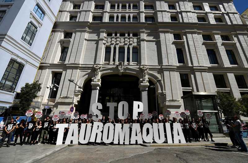 Espanha tem protesto contra touradas