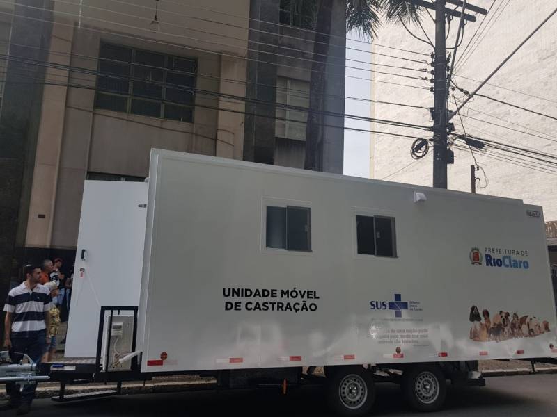 Castramóvel deverá atender nos bairros de Rio Claro, SP