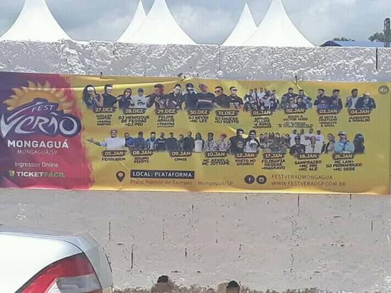 Festival de música em Mongaguá teria apresentações a partir desta sexta-feira (27). — Foto: Reprodução/Facebook