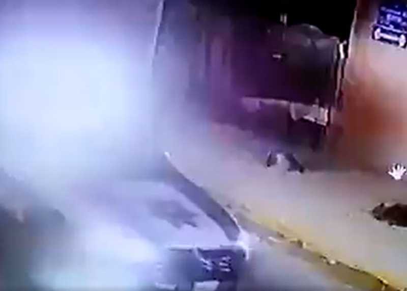 Policial flagrado atirando em cão que dormia na rua é investigado