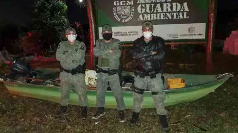 Caçadores de paca são presos em flagrante pela Guarda Ambiental de São Bernardo, SP