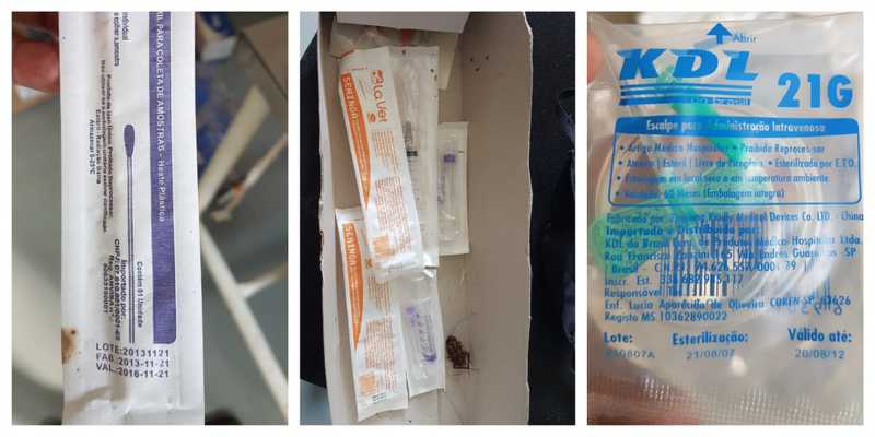 Segundo a Polícia Civil, utensílios e medicamentos sem condições de uso foram encontrados no canil irregular — Foto: Divulgação/Polícia Civil