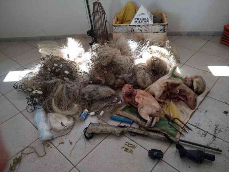 Idosos são presos em operação que investiga caça ilegal de animais silvestres em Vazante, MG