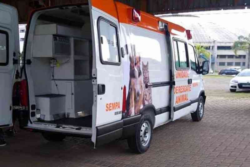 São Leopoldo transforma ambulância do SAMU em unidade de resgate animal