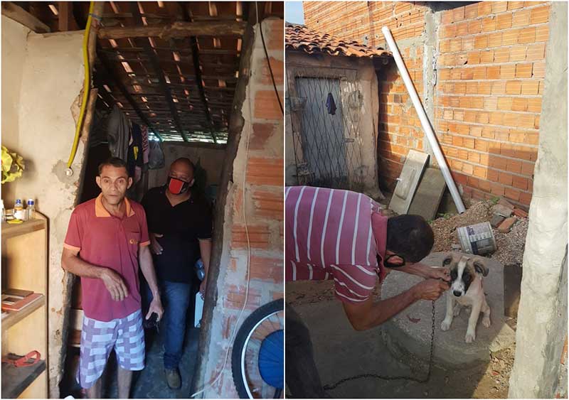 Homem é preso em flagrante após agredir e sufocar filhote de cachorro na zona norte de Teresina, PI