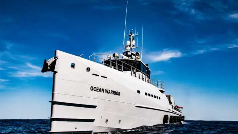 Ocean Warrior: um dos dez navios da Sea Shepherd vem ao Brasil pela primeira vez e ficará aberto a visitas na Marina da Glória. Sea Shepherd/Divulgação