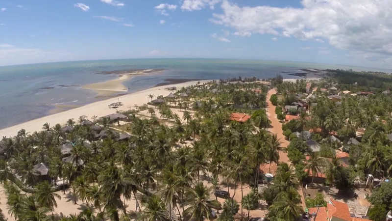Barra Grande, em Cajueiro da Praia — Foto: Reprodução/TV Clube