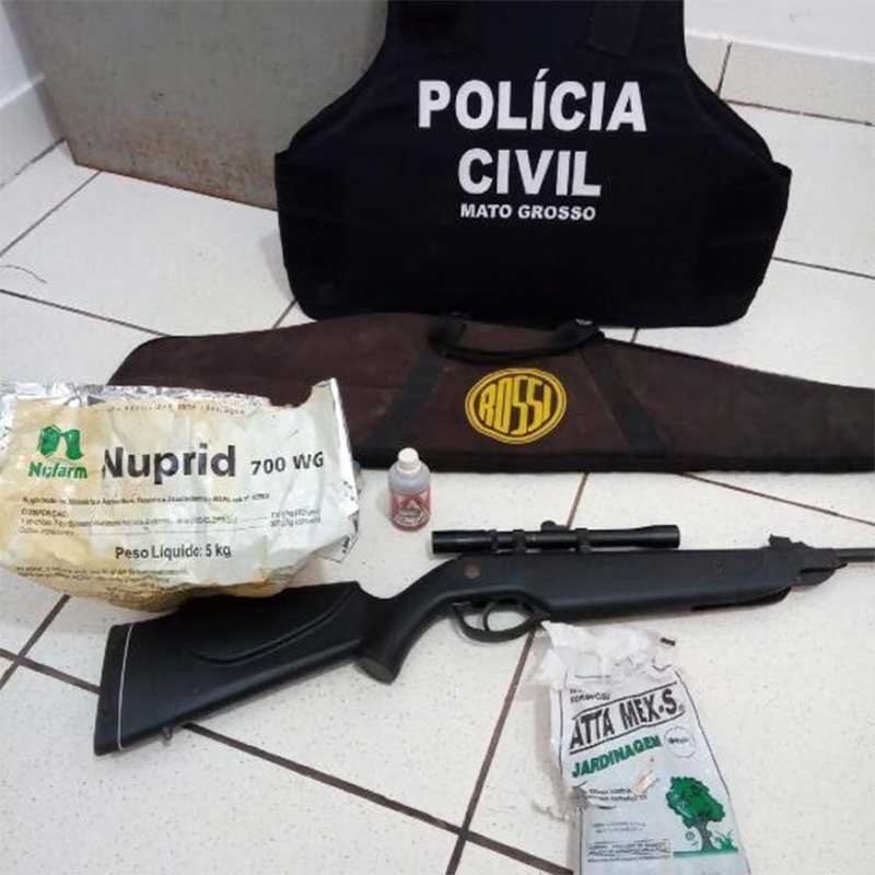 Após denúncias anônimas, polícia prende acusado de envenenamento de animais em General Carneiro, PR