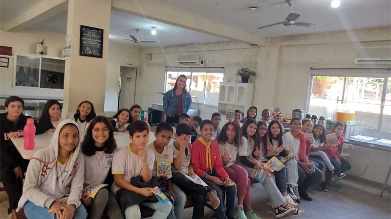Escolas de Brejetuba (ES) receberam servidores para bate papo com os alunos sobre "Guarda Responsável dos Animais Domésticos"
