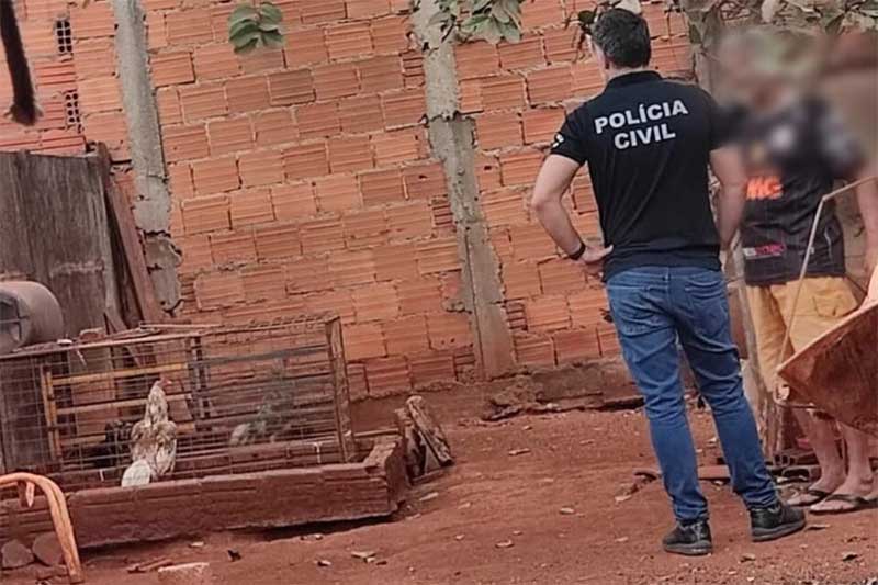 Polícia Civil faz operação contra rinha de galo em Itumbiara, GO