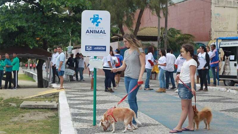 Projeto para recolher fezes de animais em Jaboatão - Foto: Divulgação/Chico Bezerra/PJG