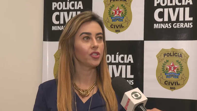 Delegada Danúbia apura o caso — Foto: TV Globo / Reprodução