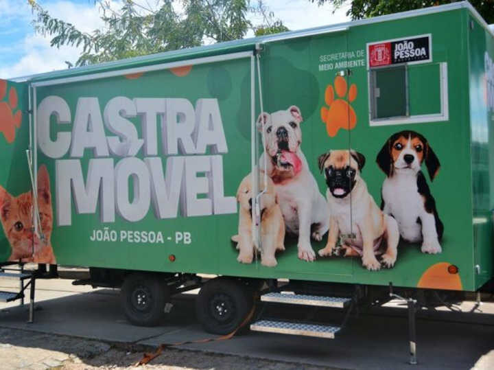 João Pessoa inaugura serviço móvel de castração de animais (Foto: Kleide Teixeira/ PMJP)