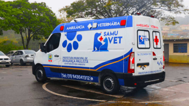 SAMUVET recebe nova ambulância para atendimento de animais em Bragança Paulista