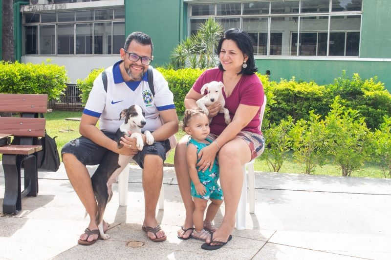 Mais de 30 cães e gatos resgatados pela Prefeitura de Cuiabá (MT) ‘ganham’ lares após feira de adoção