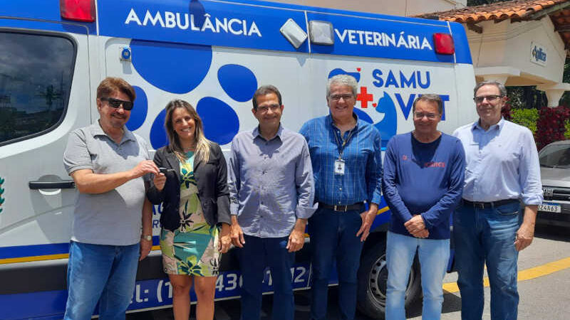 Nova ambulância do SAMUVET entra em operação em Bragança Paulista