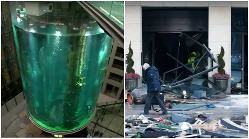 VÍDEO: Arquiteto de aquário que estourou em Berlim garantiu em 2003 que vidro não romperia