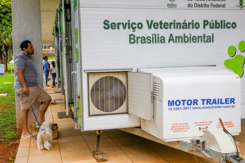 Em Sobradinho (DF), Hvep móvel já atendeu 350 animais de estimação