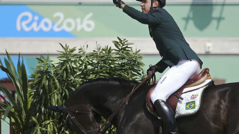 Doda Miranda em ação nas Olimpíadas do Rio — Foto: REUTERS/Pilar Olivares