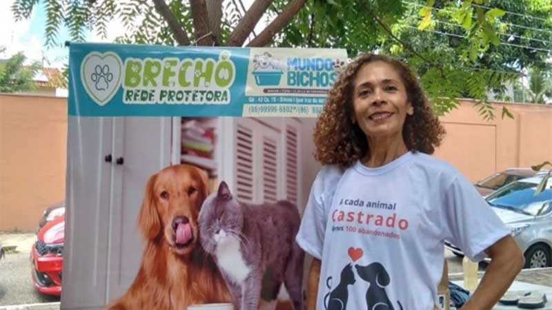 Protetores independentes de Teresina (PI) vendem camisas para ajudar animais de rua