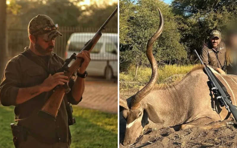 Investigado pela PF por caça ilegal a búfalos posta fotos segurando arma e ao lado de animais mortos na África do Sul