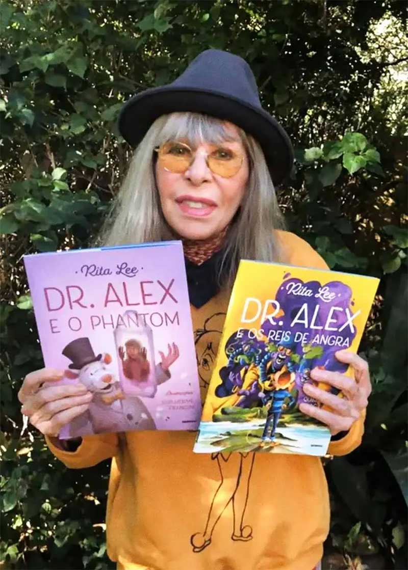 Os livros da saga Dr. Alex. Reprodução/ Twitter