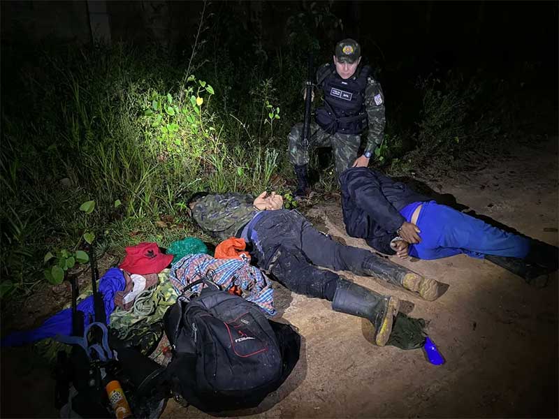 Homens são presos após montagem de armadilhas e caça ilegal no Parque do Utinga, em Belém, PA