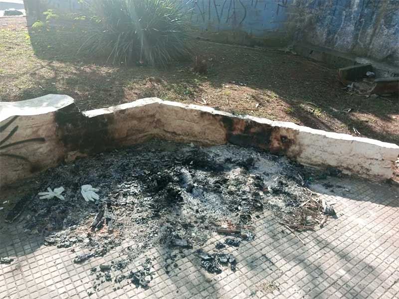 Cachorro comunitário morre queimado após ter casa incendiada por homem embriagado, em Poá, SP