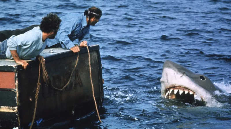 Cena de 'Tubarão' (1975) — Foto: divulgação