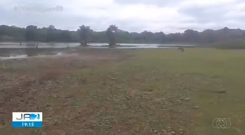 Na zona rural de Talismã, os rios estão secando por falta de chuva — Foto: Divulgação/Defesa Civil de Talismã
