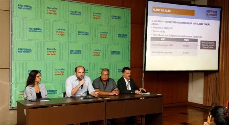 Prefeitura apresenta plano de substituição de carroças em Belo Horizonte
